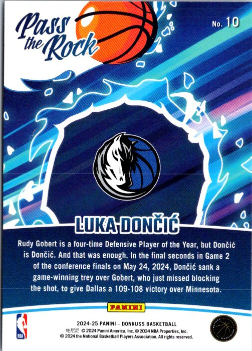 10 LUKA DONCIC - PASS THE ROCK