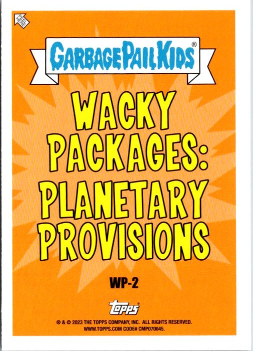 WP-2 MARTIAN ASSAULT - WACKY PACKAGES: PLANETARY PROVISIONS
