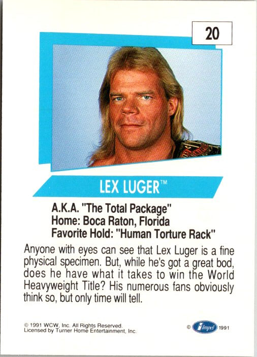 20 LEX LUGER