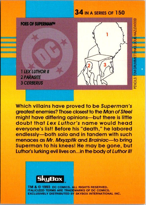 34 FOES OF SUPERMAN