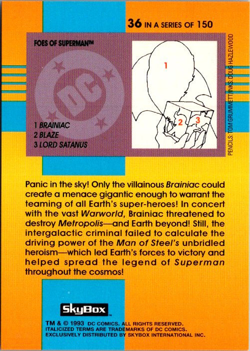 36 FOES OF SUPERMAN