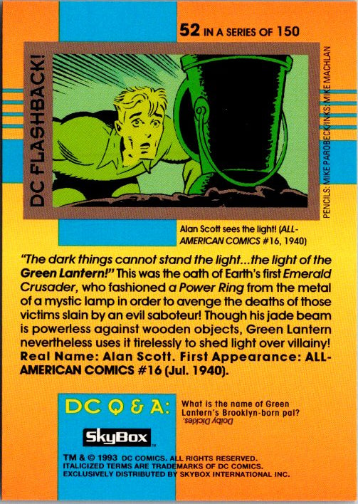 52 GOLDEN AGE GREEN LANTERN