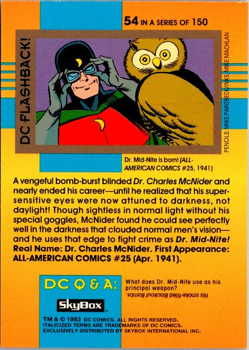54 GOLDEN AGE DR. MID-NITE
