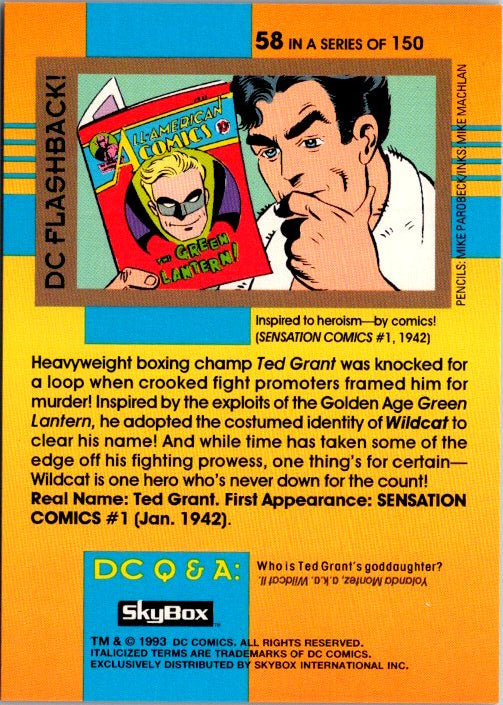 58 GOLDEN AGE WILDCAT