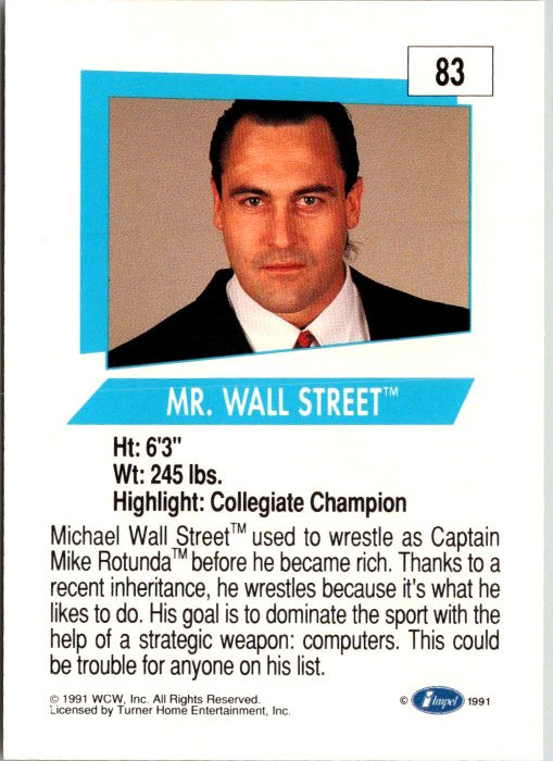83 MR. WALLSTREET