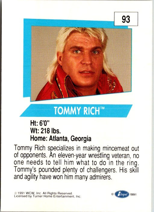 93 TOMMY RICH
