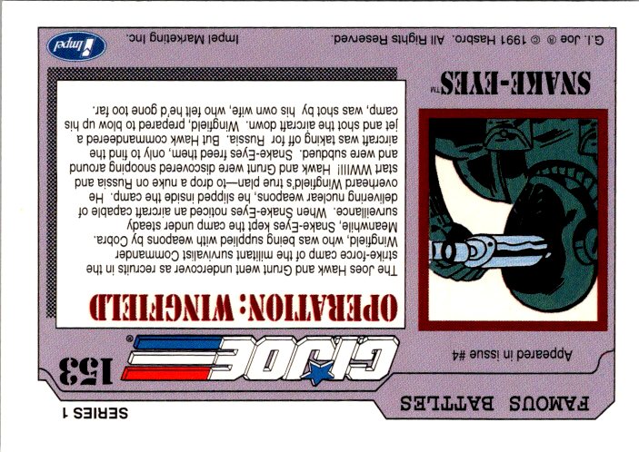 153 OPERATION: WINGFIELD