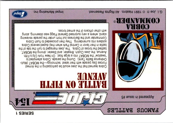 154 BATTLE OF FIFTH AVENUE