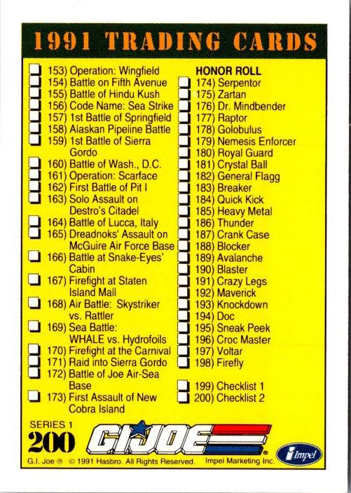 200 CHECKLIST 2