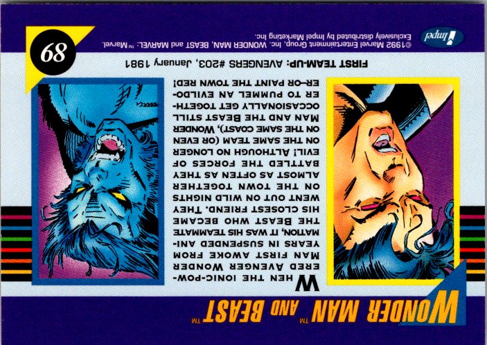 89 WONDER MAN & BEAST