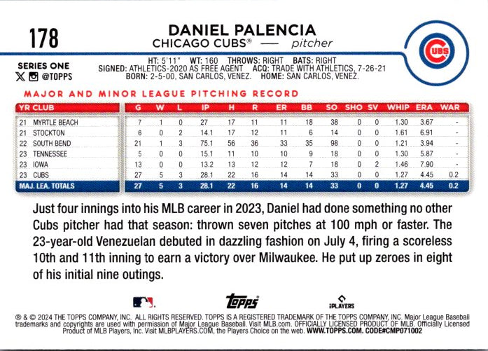 178 DANIEL PALENCIA
