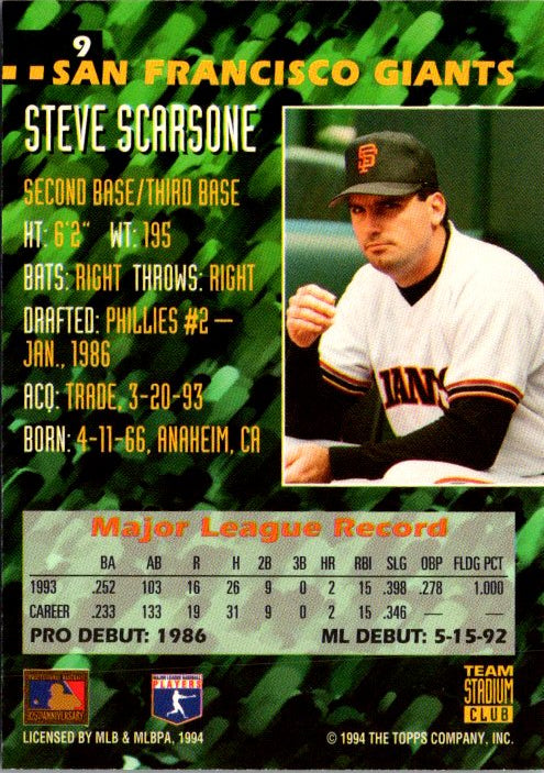 9 STEVE SCARSONE