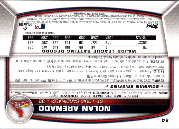 84 NOLAN ARENADO
