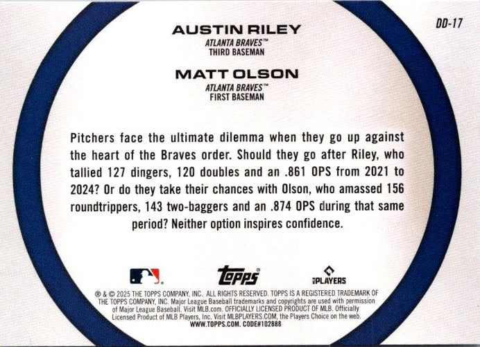 DD-17 AUSTIN RILEY/MATT OLSEN