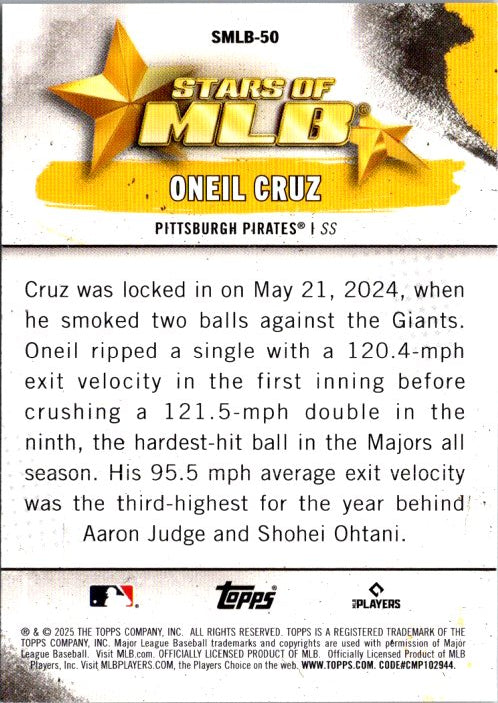 SMLB-50 ONEIL CRUZ