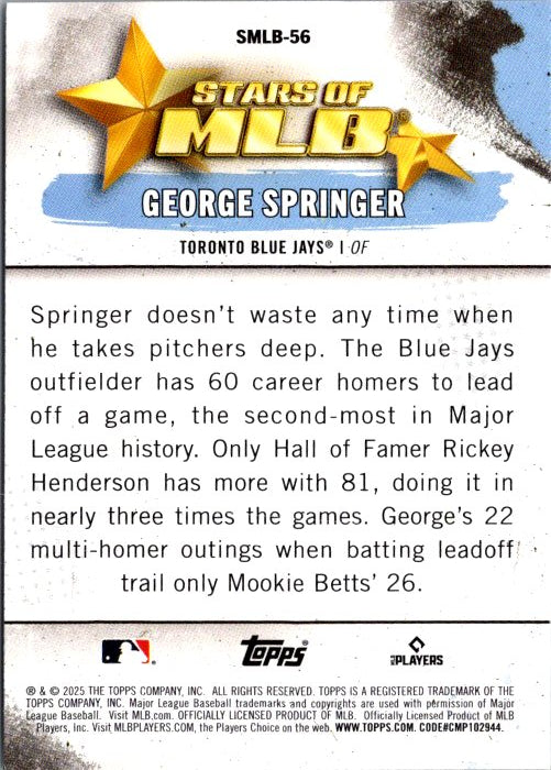 SMLB-56 GEORGE SPRINGER
