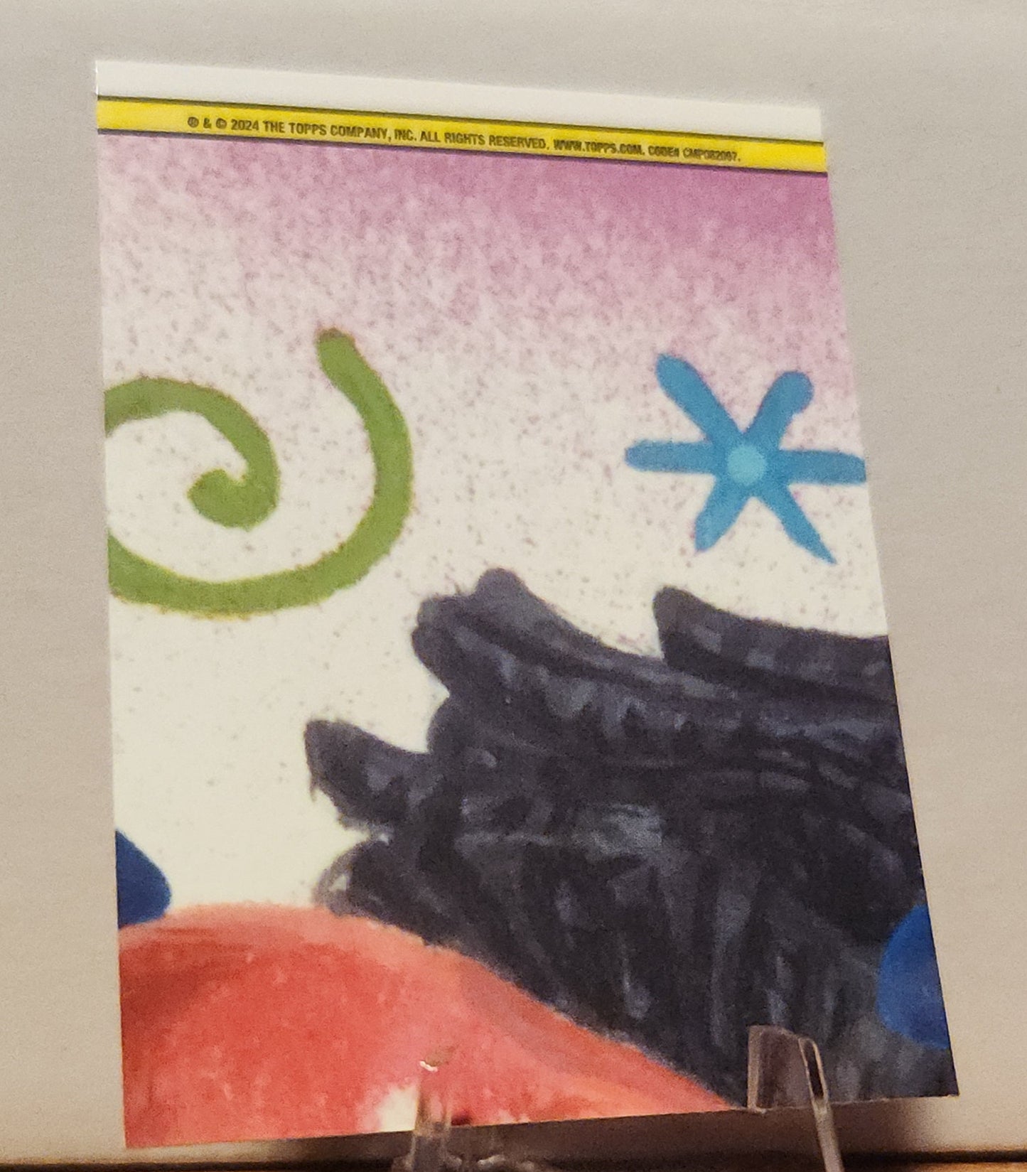 Blasted Billy II trading card by Topps featuring colorful and playful artwork