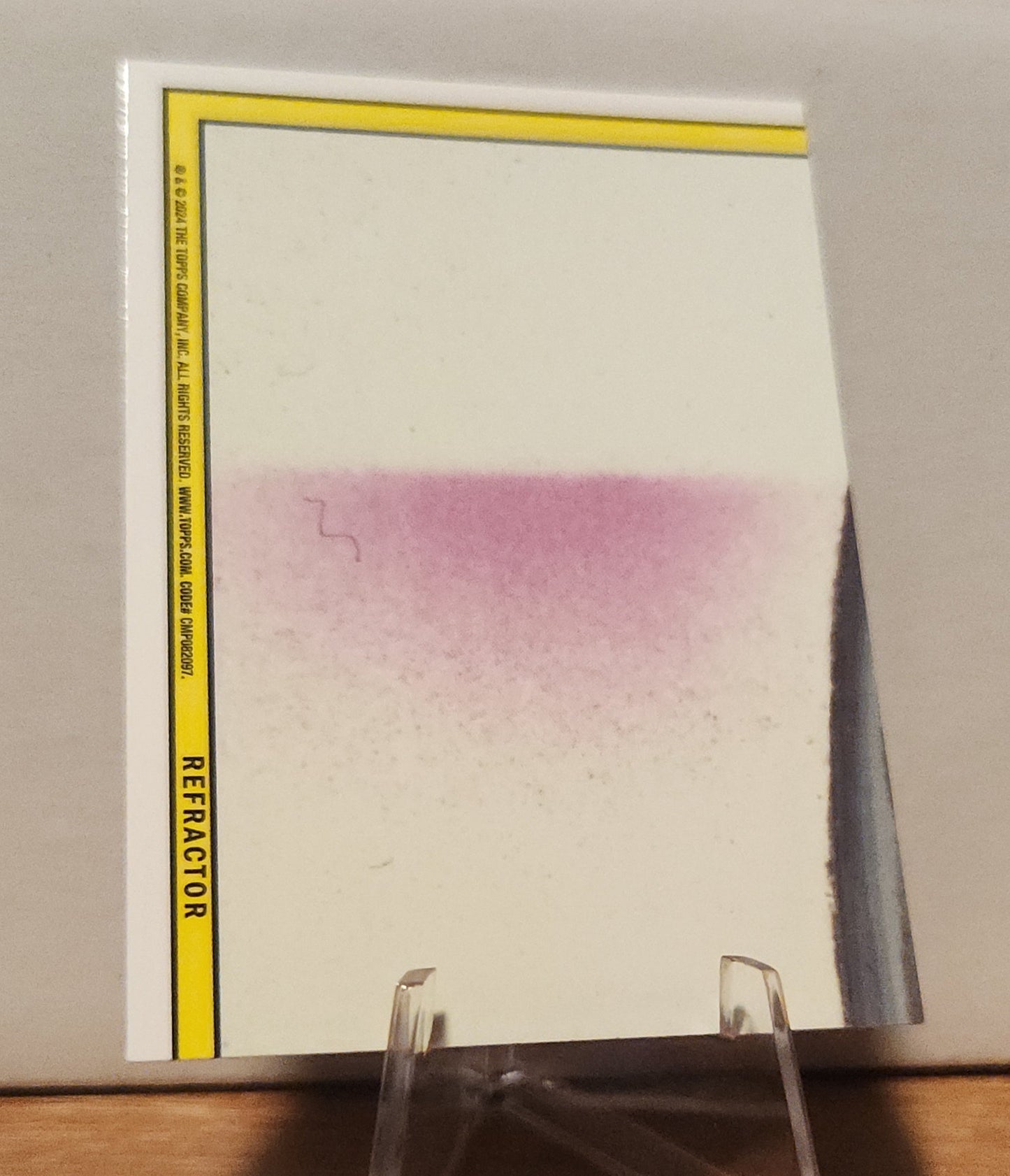 Garbage Pail Kids June Moon card featuring unique artwork on a refractor finish