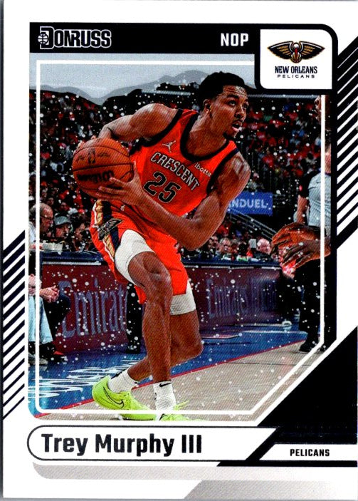 2023 Donruss Trey Murphy collectible featuring the player in action on the court