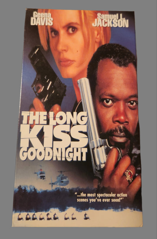 THE LONG KISS GOODNIGHT VHS