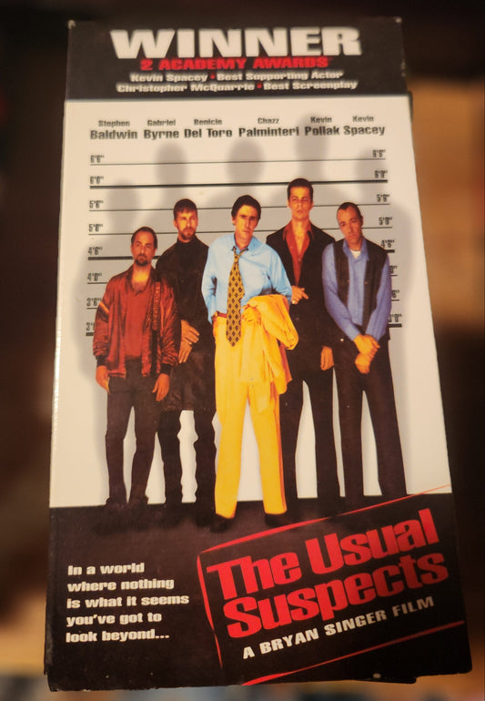 THE USUAL SUSPECTS VHS