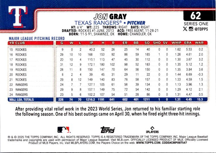 62 JON GRAY