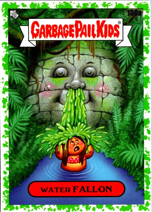 100A WATER FALLON - GREEN BORDER