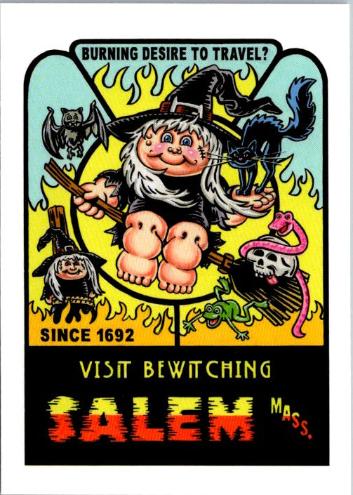 BS-8 SALEM - TRAVEL STICKERS
