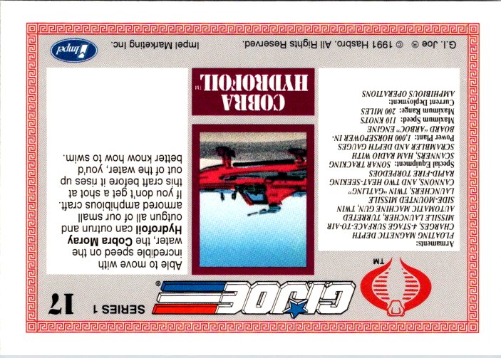 17 COBRA HYDROFOIL