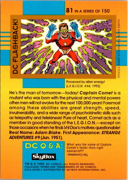 81 CAPTAIN COMET