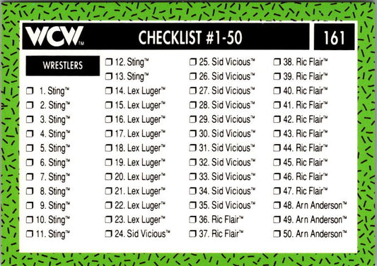 161 CHECKLIST