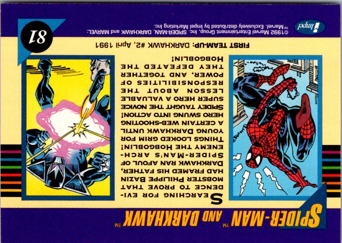 81 SPIDER-MAN & DARKHAWK