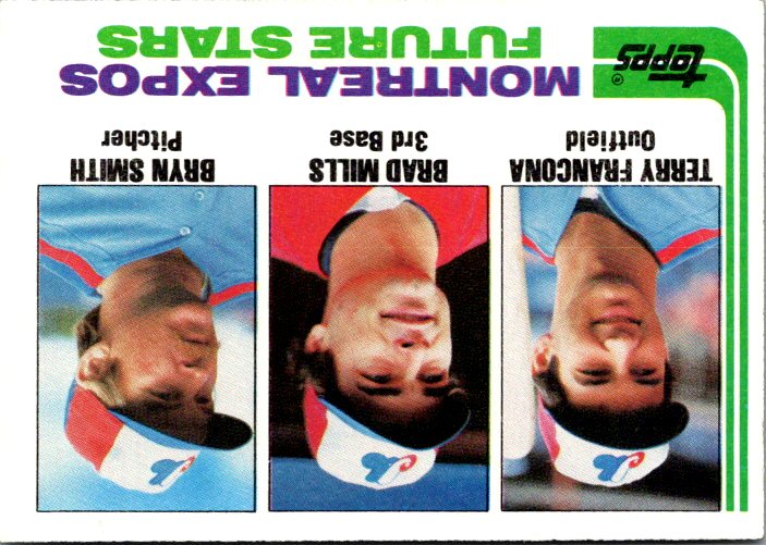 118 MONTREAL EXPOS FUTURE STARS - FRANCONA/MILLS/SMITH