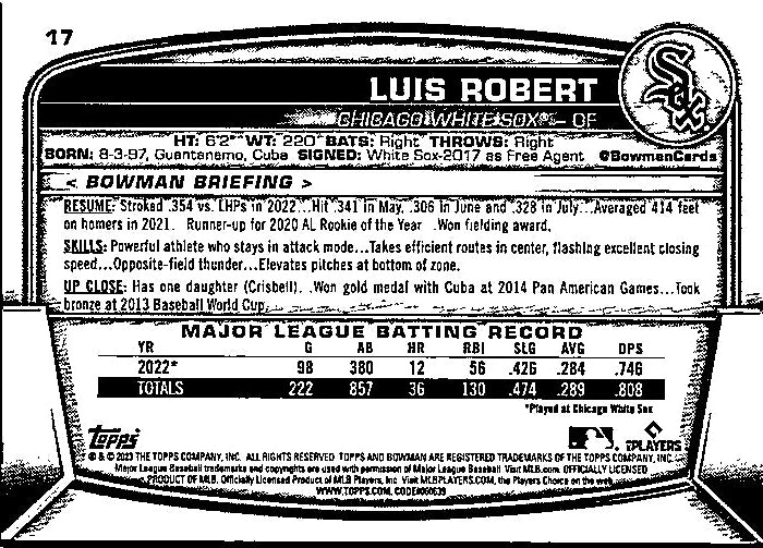 17 LUIS ROBERT