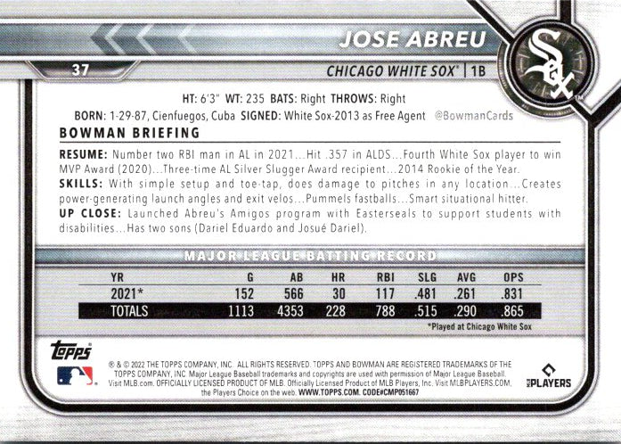 37 JOSE ABREU