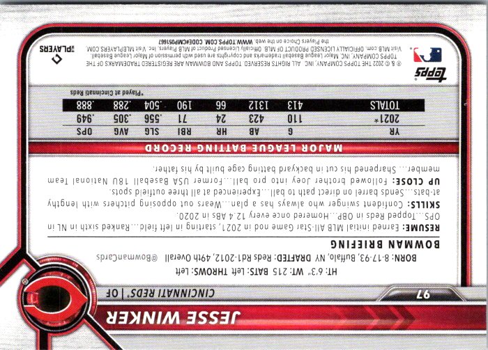 97 JESSE WINKER