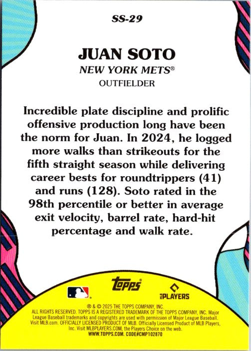 SS-29 JUAN SOTO - SUMMER SUPERSTARS