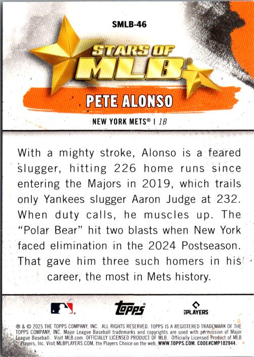 SMLB-46 PETE ALONSO