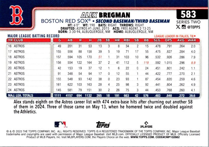583 ALEX BREGMAN