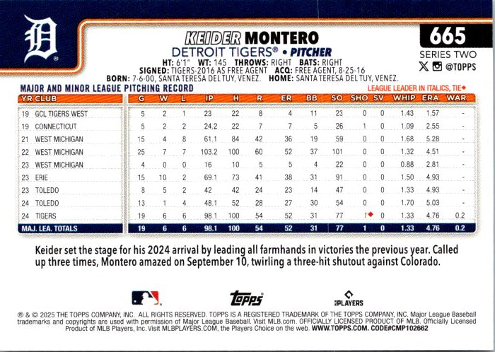 665 KEIDER MONTERO