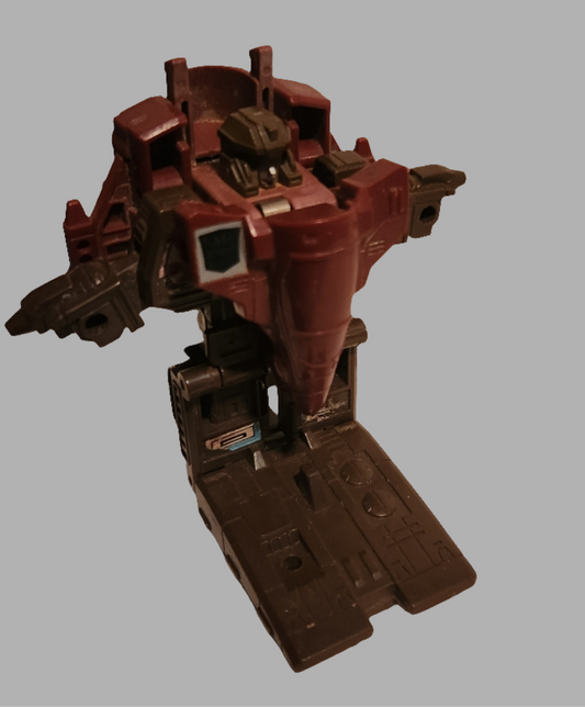 FLYWHEELS DUOCON Transformers toy in robot mode with detailed features and a unique design
