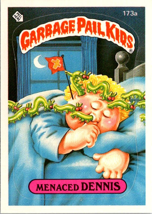 171A WILLIE WIPE-OUT - GARBAGE PAIL KIDS character card with vibrant illustration and fun design