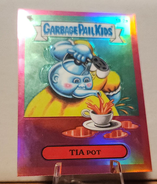GPK card featuring AN-2A TIA POT in magenta refractor with colorful holographic effects