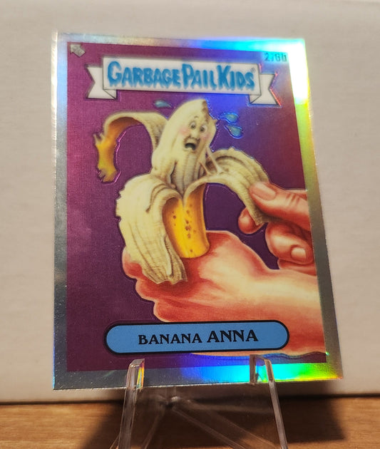 Garbage Pail Kids Banana Anna trading card featuring a whimsical banana character