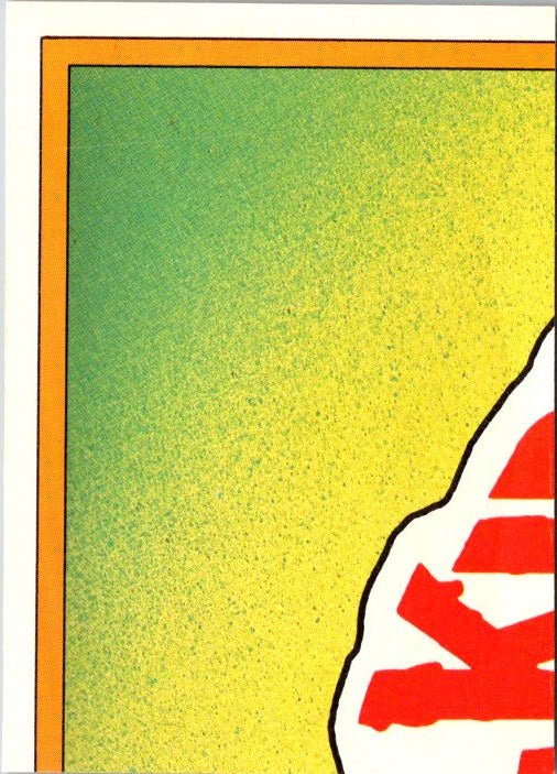 Close-up of a Hand Randy trading card illustration with vibrant colors and bold design details