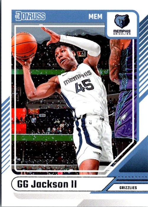 DONRUSS PANINI GG Jackson II trading card featuring the player in action for the Memphis Grizzlies