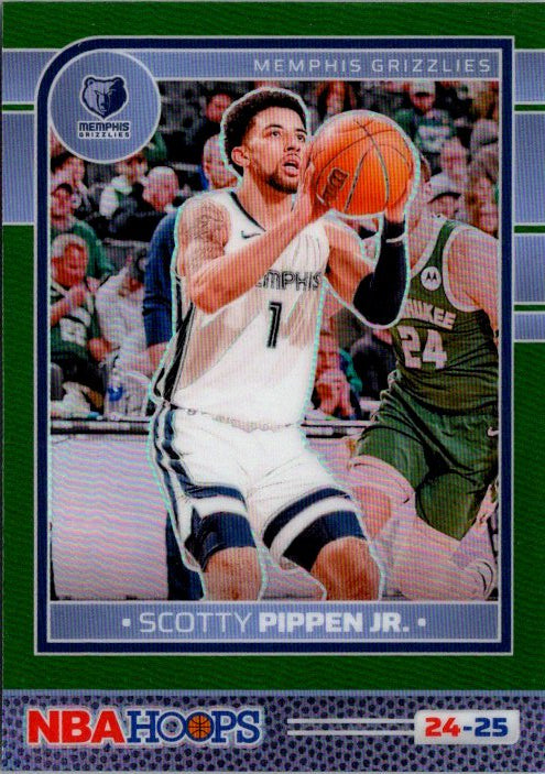 Panini Scotty Pippen Jr. trading card featuring him in action with Memphis Grizzlies uniform