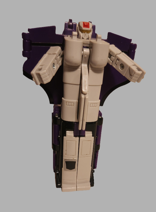 Astrotrain Transformer collectible in robot mode featuring detailed design and vibrant colors
